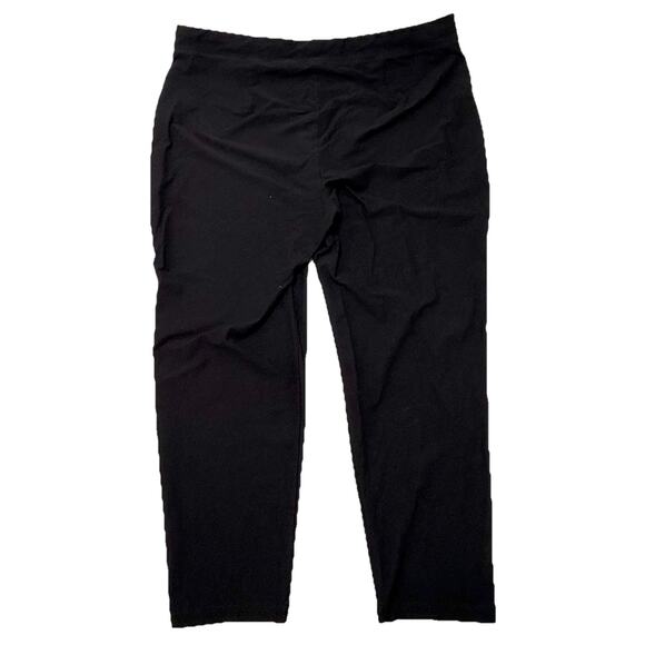 Eileen Fisher Crepe Ankle Pants Black Women’s Size 2X ? Viscose, Nylon, Elastane - Picture 2 of 10